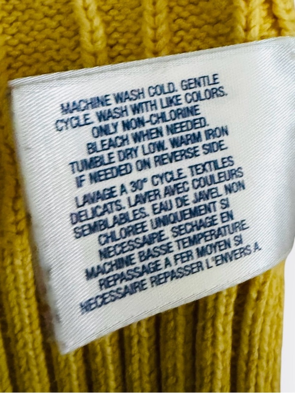 Boys Ralph Lauren Yellow Cable-Knit V-Neck Sweater Vest - Picture 6 of 7